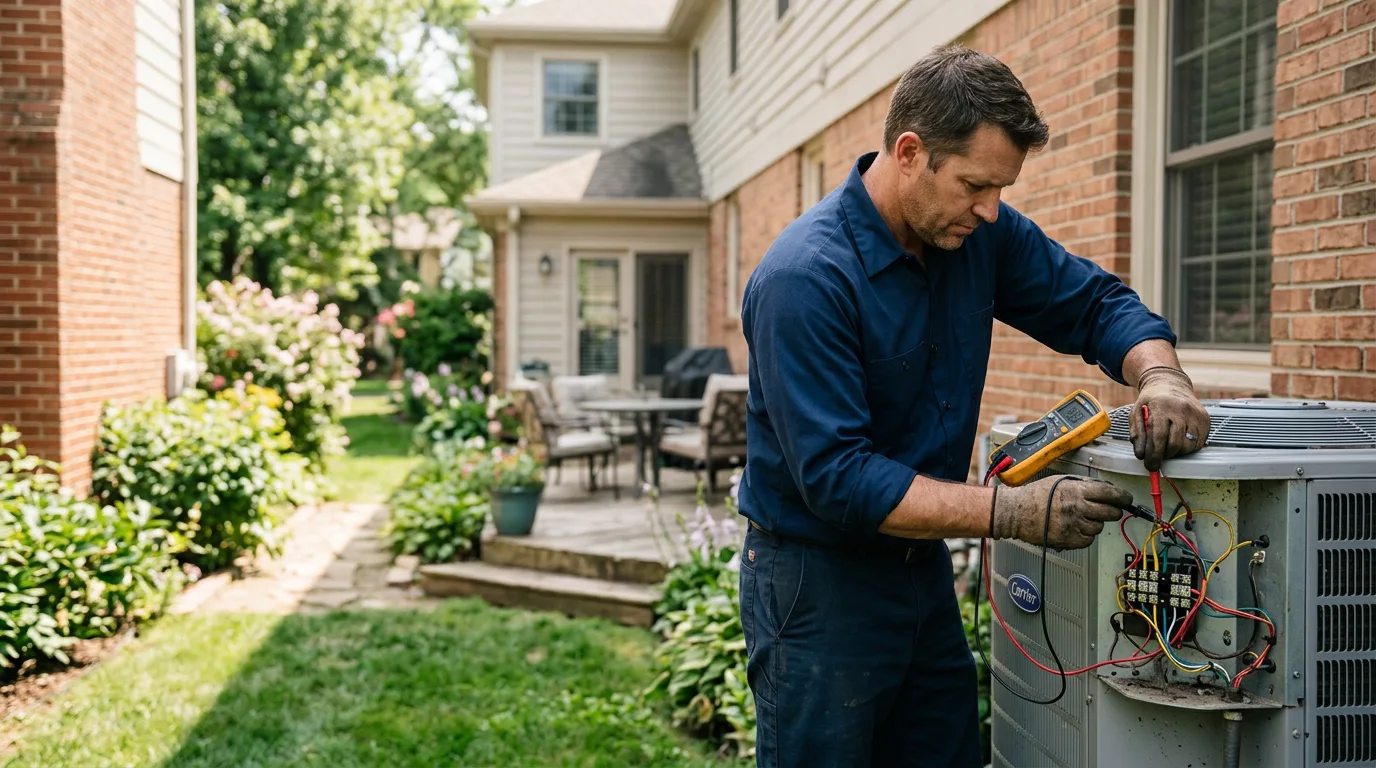 HVAC technician working near Kernville, CA